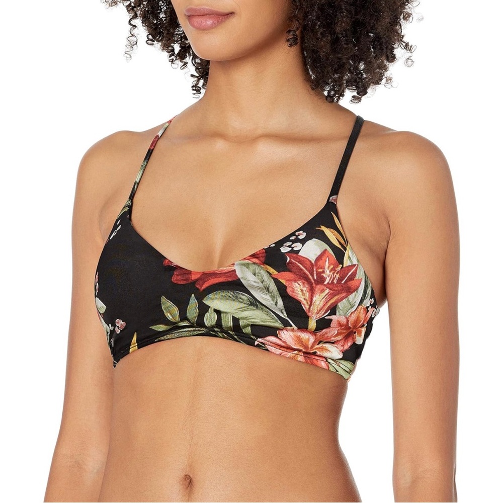 Body Glove Floral Strappy Bikini Top